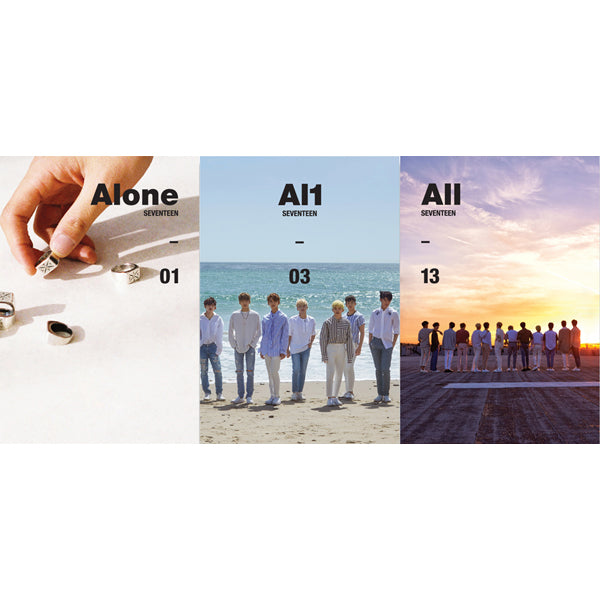 SEVENTEEN 4th Mini Album [Al1] (Alone Ver. / Al1 Ver. / All Ver.)