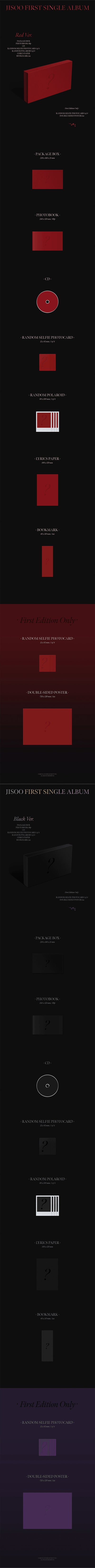 [WEVERSE] JISOO FIRST SINGLE ALBUM SET